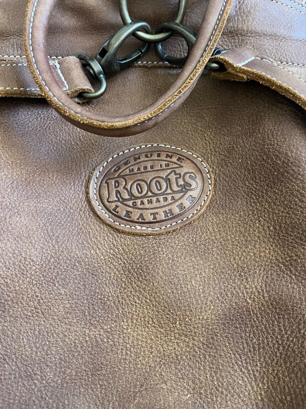 Vintage Roots Leather Backpack - Picture 6 of 7